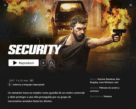 “security” En Netflix La Espectacular Película De Acción De Antonio