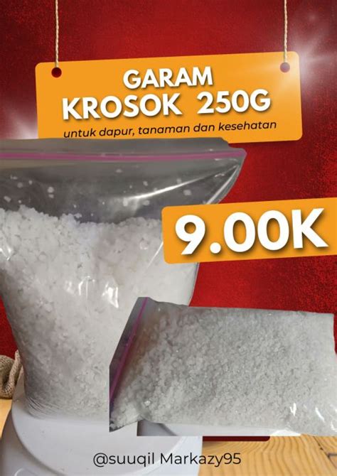 Garam Krosok Garam Kasar Lazada Indonesia