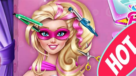 Super Barbie Real Haircuts Barbie Game For Girls Youtube