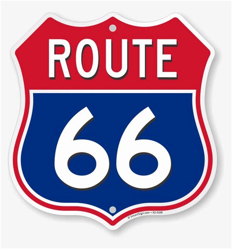 Route Marker Shield Sign Us Route 66 Sign Transparent Png 768x800