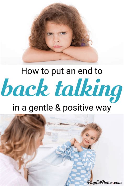 Kids Talking Back Why It Happens And How To Handle This In A Positive