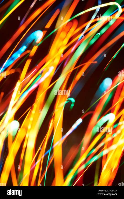 Abstract Colorful Light Lines Background Dynamic Image Full Of Bright