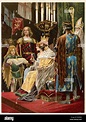 Coronation Edward Vii Queen Alexandra High Resolution Stock Photography ...