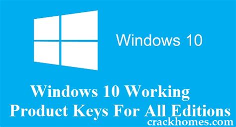 Windows 10 registration key make your windows registered permanently. Windows 10 Product Key Generator 100 % Working (32/64 Bit ...