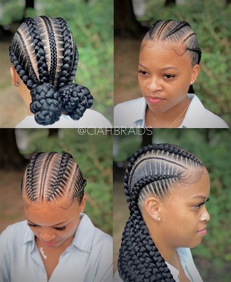 50 Stitch Braids Protective Hairstyles Youll Love Feed In Braids Hairstyles Braids