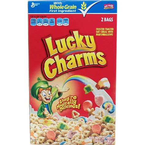 General Mills Lucky Charms Frosted Toasted Oat Cereal With Marshma46oz