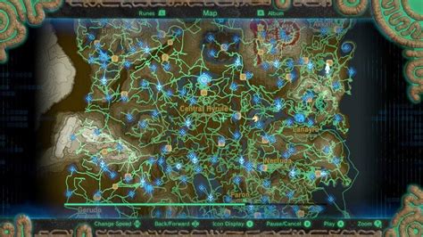 Zelda Botw Shrine Location Map