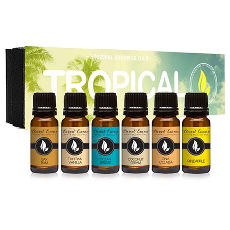 Tropical 6 Pack Essential Oils T Set 10ml Eternal Essence Oils