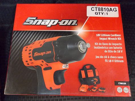 Snap On 18v Lithium Cordless Impact Wrench Kit 38 Drive This Set Is