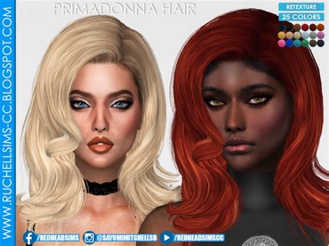 Simpliciaty Primadonna Hair Retexture The Sims 4 Download