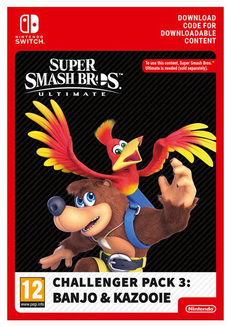 Super Smash Bros Ultimate Challenger Pack 3 Banjo And Kazooie