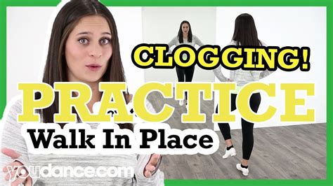 Walk In Place Practice Beginner Clogging Youtube