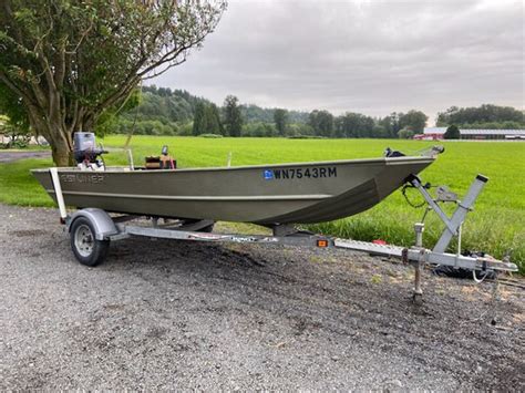 Aluminum Jet 16 Foot Aluminum Jet Fishing Boat For Sale In Stanwood