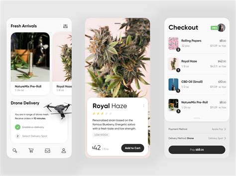 From our business hours, to how to track your delivery from the moment you place an order. Cannabis delivery app - Vol. 1 by Marcel Stuliglowa for ...