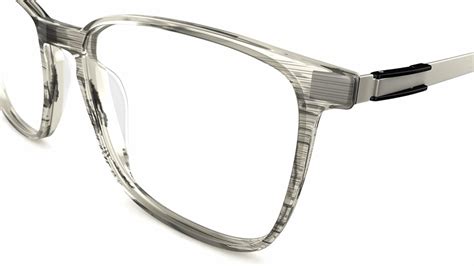Specsavers Mens Glasses Tech Specs 06 Green Geometric Frame £100