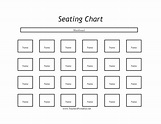 Printable Seating Chart Template