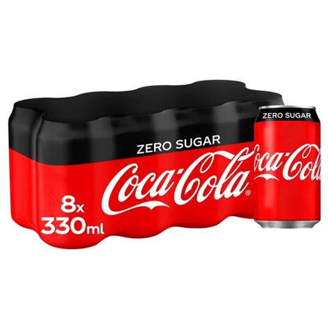 Coca Cola Coke Zero 8x330ml Tesco Groceries