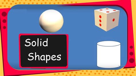 Maths What Are Solid Or 3d Shapes English Youtube