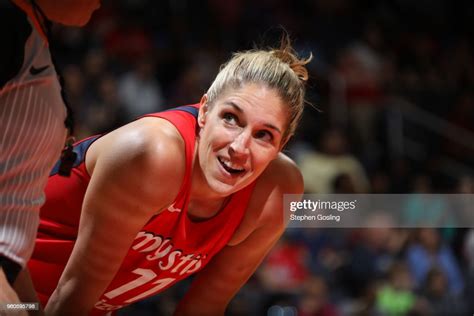 Elena Delle Donne Of The Washington Mystics Reacts During The Game