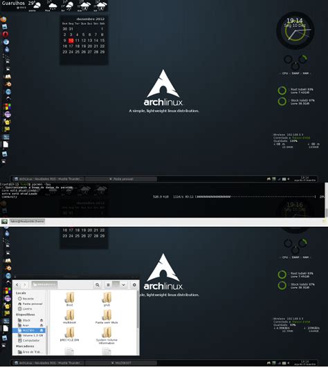 Arch Linux Desktop By Kernill On Deviantart