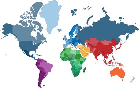 Mapa Do Mundo Completo Com Todos Os Países 13893521 Png