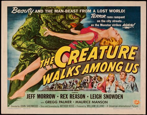 Universal Monsters In Review The Creature Walks Among Us 1956