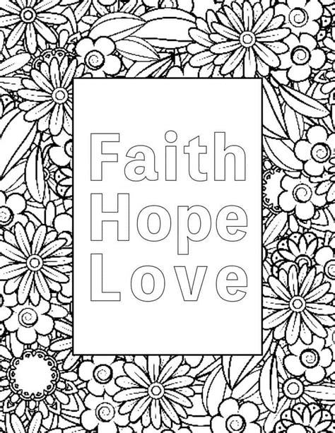 7 Printable Bible Verse Coloring Pages On Love My
