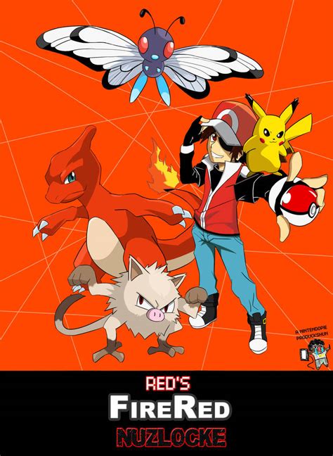 Fire Red Nuzlocke Cover By Nintendopie On Deviantart