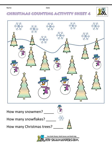 Christmas Math Activities For Preschoolers Lauren Gamboas Math