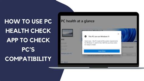 pc health check app checks windows 11 compatibility windows 11 tools images