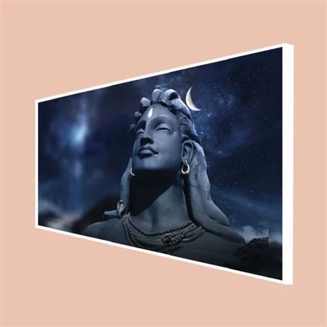 Lord Shiva Mahakal Canvas Floating Frame Wall Painting At Rs 3999 New
