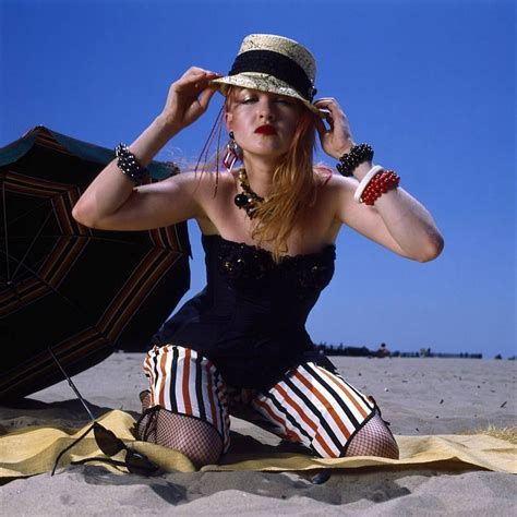 Stunning Photos Of Cyndi Lauper At Coney Island For Her Album Shes So