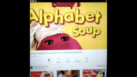 Barney Byg Friends Alphabet Soup 1992 And1998 Version Mixed Youtube