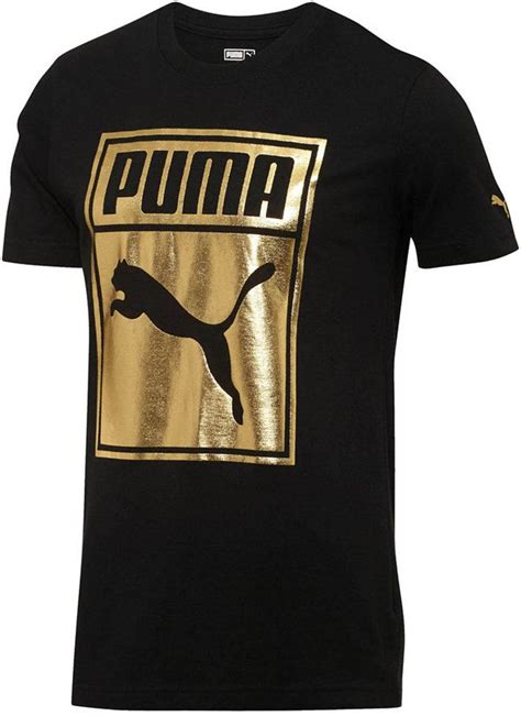 Puma Mens Metallic Logo T Shirt Macys Puma Shirts Mens Cotton T