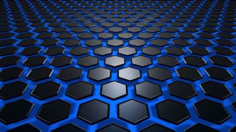 Hexagon Texture Black Blue Background Uhd Background Backdrop Texture ⬇