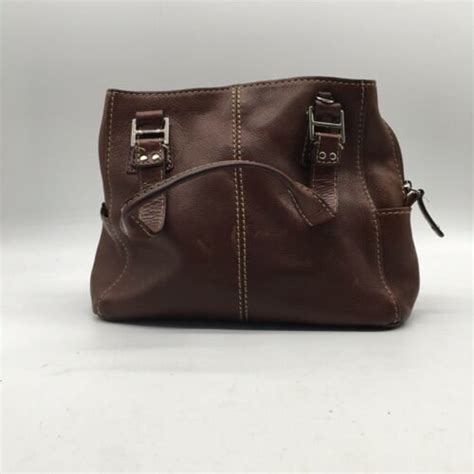 Vintage Fossil 1954 Brown Leather Purse Handbag Shoulder Etsy