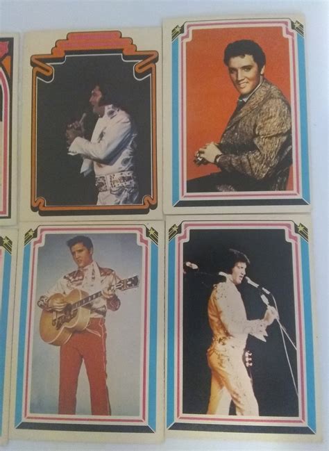 Elvis Presley Collector Trading Cards Boxcar Enterprises 1978 Etsy