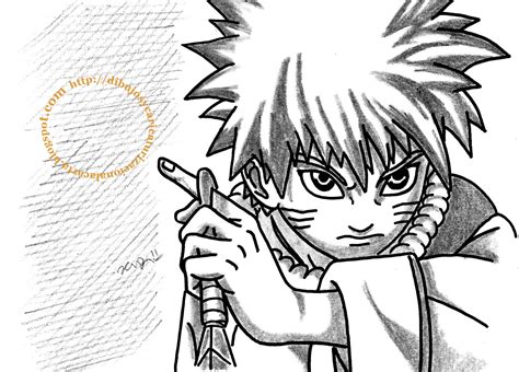 Dibujos Y Caricaturizacion A La Carta Dibujo Naruto A Lapiz