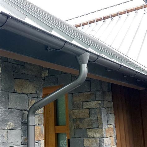 Lindab Rainline gutters and downpipes | Galvanized steel, Cottage ...