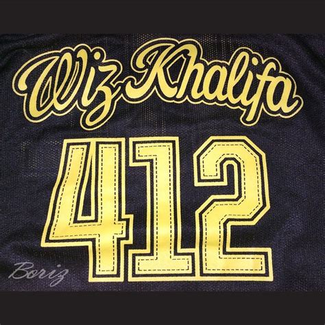 Wiz Khalifa 412 Taylor Gang Black Basketball Jersey
