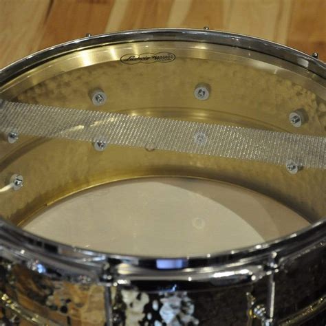 Ludwig 65x14 Hammered Brass Snare Drum Wtube Lugs Chicago Music