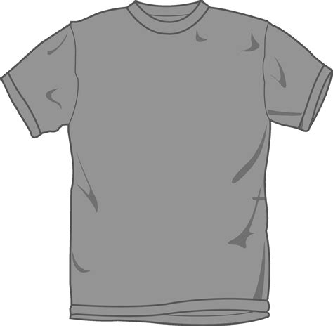 Grey T Shirt Vector At Collection Of Grey T Shirt