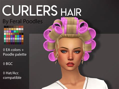 The Sims 4 Curlers Hair Ts4 Maxis Match Cc Micat Game