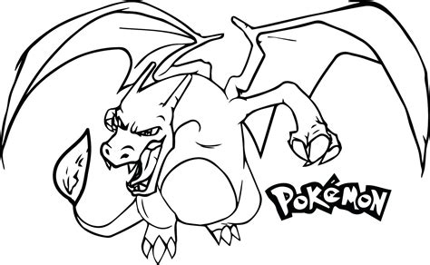 Pokemon ex coloring pages through the thousands of images on the. Mega Charizard Coloring Page Easy | 101 Worksheets