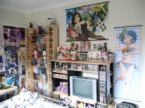 Anime Figure Collection Room Shot By Celestrial Hardrave On Deviantart Cute Room Ideas