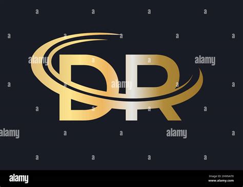 Initial Monogram Letter Dr Logo Design Vector Dr Logo Design Template