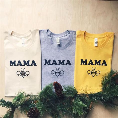 Mama Bee Mama Bee Shirt Mama Shirt Mom T Shirts Bee New Honey Bees