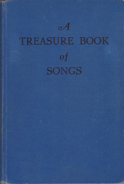 A Treasure Book Of Songs By National Girls Work Board Very Good Hard Cover 1934 First Edition