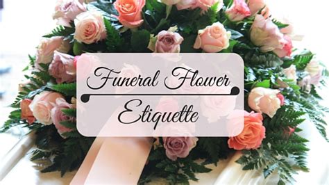 Sending flowers to someone during a time of loss is a lovely thing to do. Funeral Flower Etiqutte