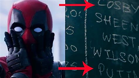 All The Deadpool Easter Eggs That You Probably Missed Youtube
